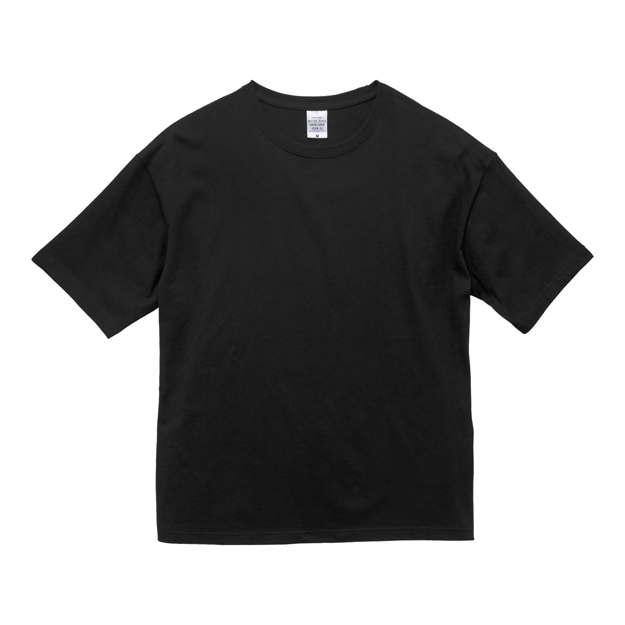 KNOSIS United Athle ブラック Tシャツ Lサイズ 5508 - 5.6 oz Big Silhouette T-shirt - Black – United Athle UK