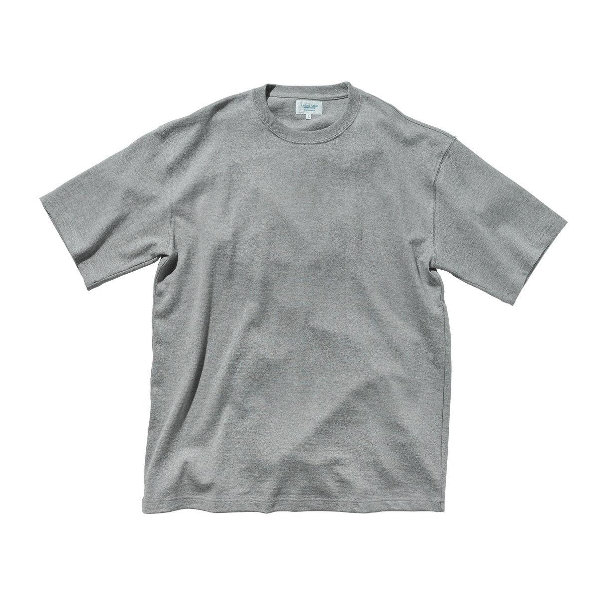 『DAI TEE EARTH GRAY L』 Crew neck grey pima cotton t-shirt – Eden Park