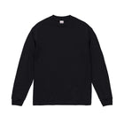 7.1oz Open End Rugged Long Sleeve T-Shirt Black
