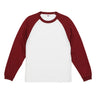 White/Burgundy