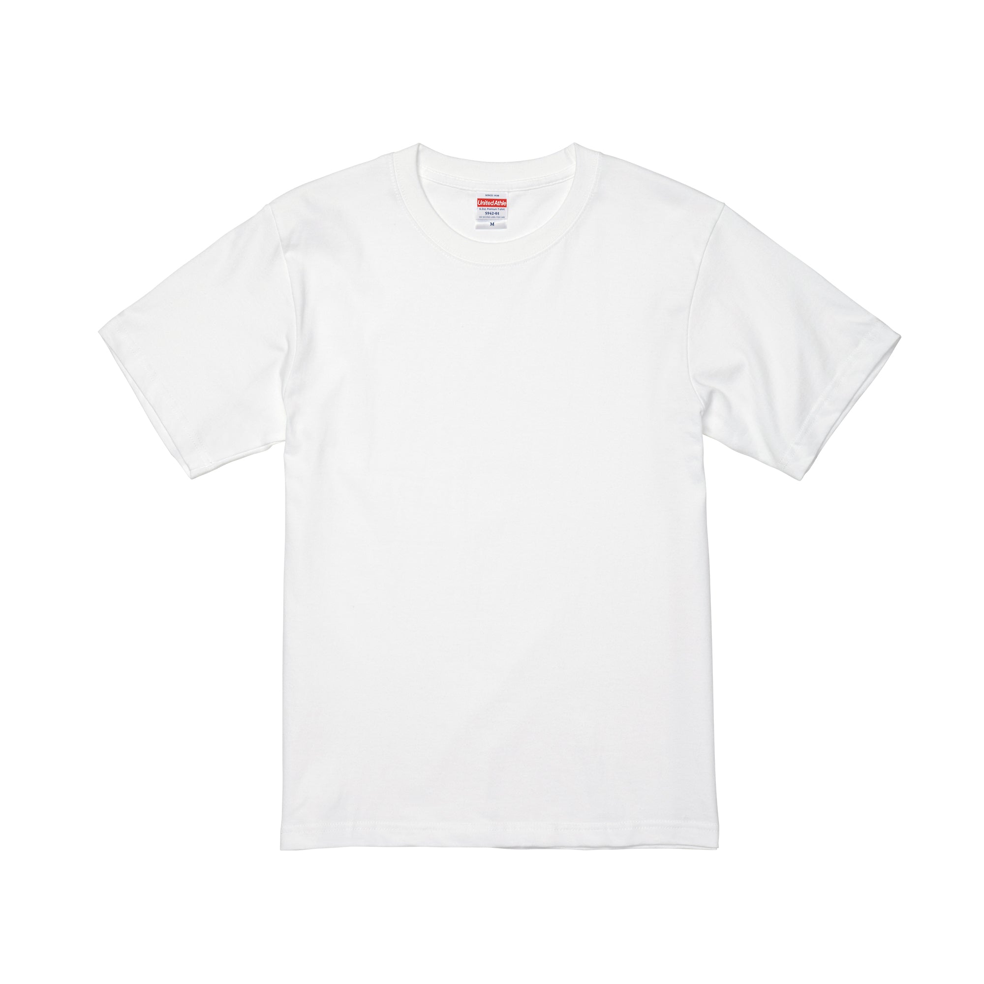 5942 - Classic Heavyweight 6.2oz Tee White – United Athle UK