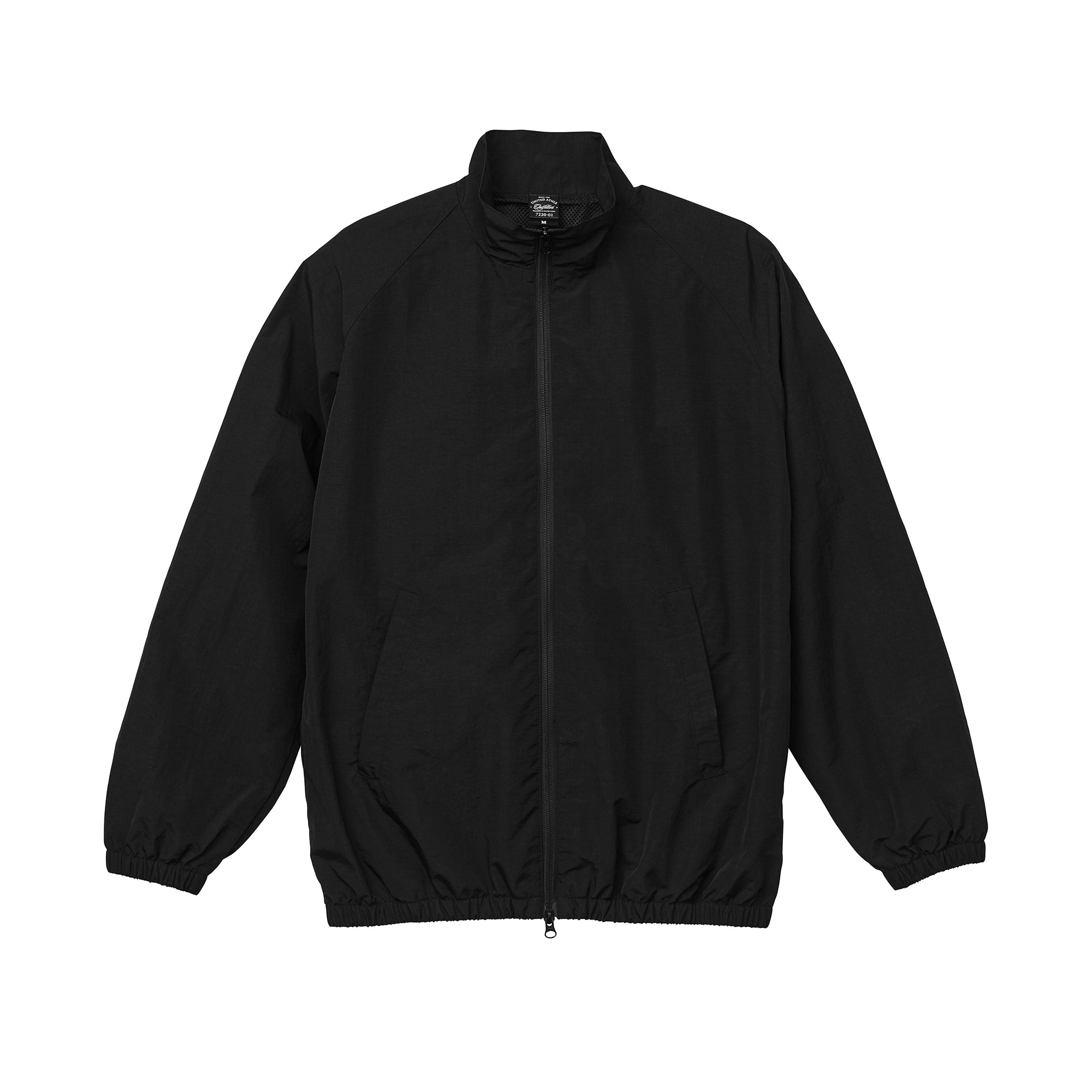 7220 - Cotton-like nylon training jacket - Black – United Athle UK