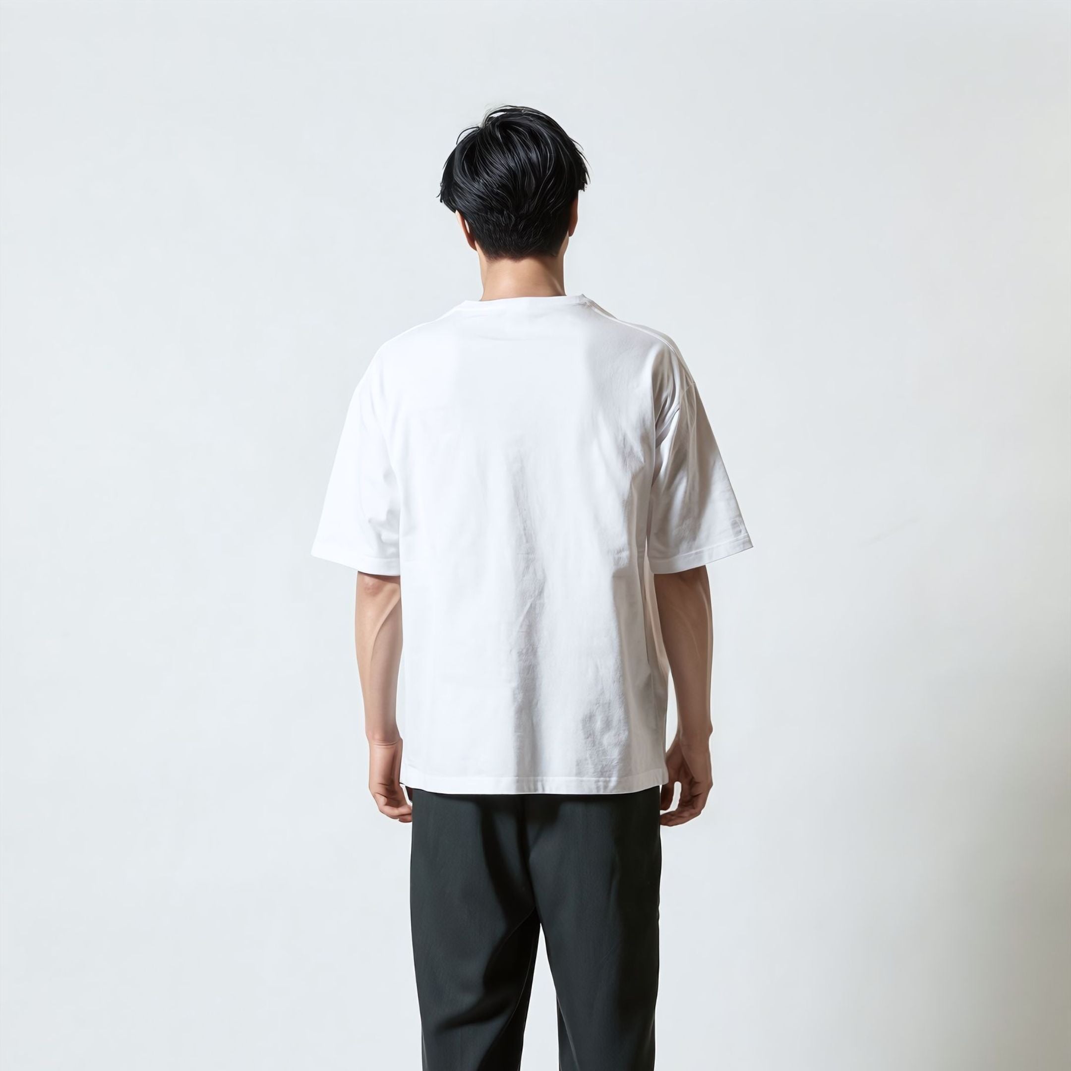 5008 - 5.6oz Big Silhouette T-shirt (with pocket) Black – United